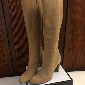 Shoes | Beige Suede Boots Dsw | Poshmark